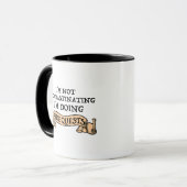 Ik ben niet uitstellen - ik doe side quests mok (Voorkant links)