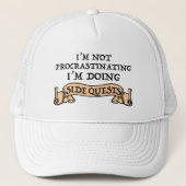 Ik ben niet uitstellen - ik doe side quests trucker pet (Voorkant)