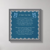 Ik ben niet van Bereavement Canvas Print (Voorkant)