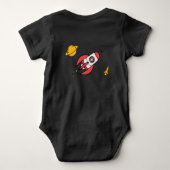Ik ben niet van hier Baby Jersey Bodysuit (Achterkant)