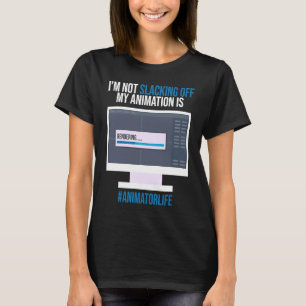 Ik ben niet van mijn animatie af... die 3D geeft T-shirt