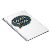 Ik ben niet vandaag notitieboek (Rechterzijde)