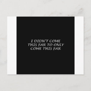 Ik ben niet ver gekomen briefkaart