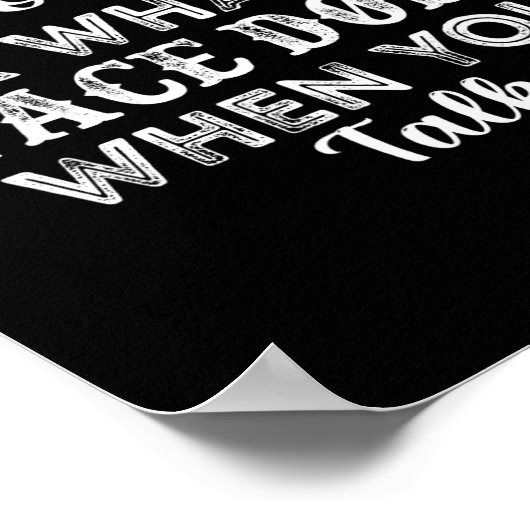 Ik ben niet verantwoordelijk voor wat mijn gezicht poster (Hoek)