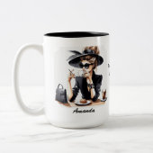 Ik ben niet verbitterd, gewoon beter gebrouwen kof tweekleurige koffiemok (Links)