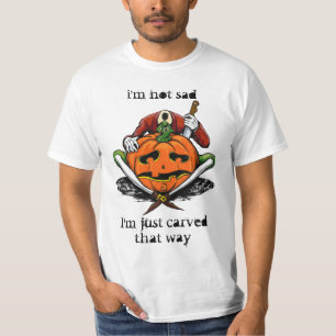 Ik ben niet verdrietig, ik ben gewoon zo gekerfd t-shirt