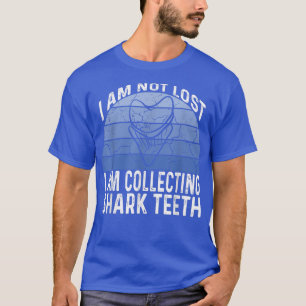 Ik ben niet verdwaald, ik ben haaientanden aan het t-shirt