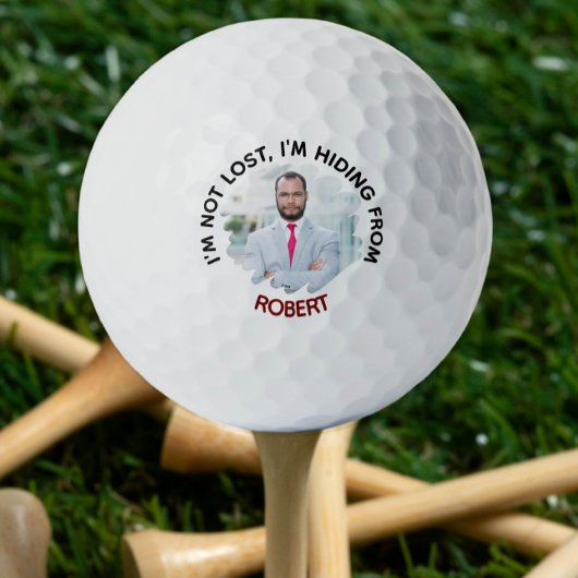 Ik ben niet verdwaald, ik verberg me voor aangepas golfballen