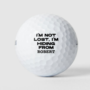 Ik ben niet verdwaald, ik verstop van persoonlijke golfballen