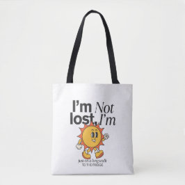 Ik ben niet verdwaald tote bag