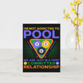 Ik ben niet verslaafd aan het zwembad kaart (Gele Bloem)