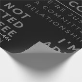 Ik ben niet verslaafd aan koffieverpakkingspapier cadeaupapier