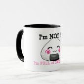 Ik ben NIET VET. IK BEN VOLLEDIG VAN ZWEEDHEID! Mok (Voorkant links)