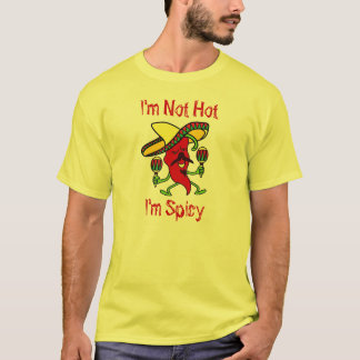 Ik ben niet warm, ik ben Spicy... Mannen T-shirt