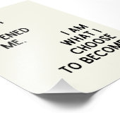 Ik ben niet wat mij overkwam foto afdruk (Hoek)