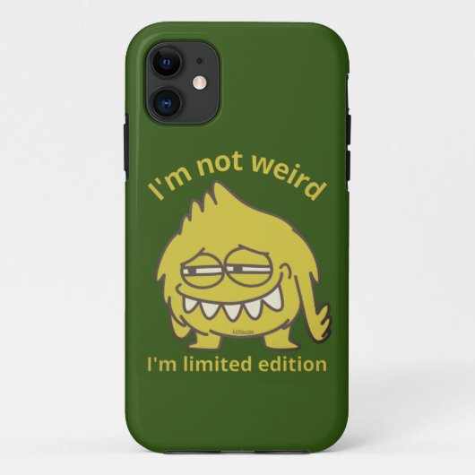 IK BEN NIET WEIRD, IK BEN BEPERKTE EDITIE grappig. Case-Mate iPhone Case (Achterkant)