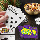 IK BEN NIET WEIRD, IK BEN BEPERKTE EDITIE grappig. Pokerkaarten (Insitu)