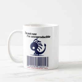 Ik ben niet zeldzaam, ik ben onreproduceerbaar koffiemok
