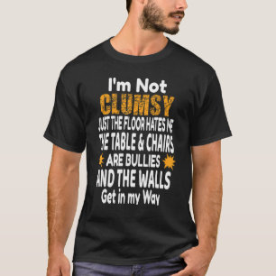 Ik ben niet zo gek dat het alleen maar de vloer is t-shirt