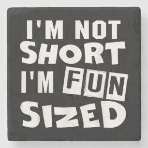 Ik ben niet zo klein dat ik leuk vind om T-Shirt F Stenen Onderzetter
