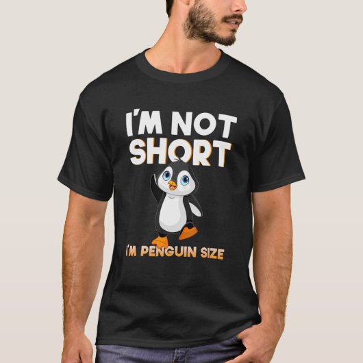 Ik ben niet zo klein dat ik pinguïn ben. t-shirt (Voorkant)