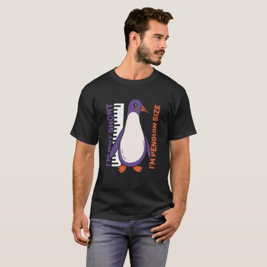 Ik ben niet zo klein dat ik pinguïngrootte Penguin T-shirt (Voorkant volledig)