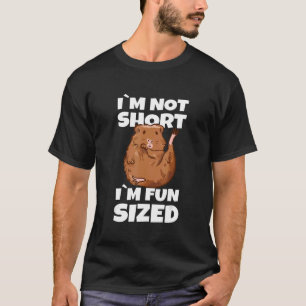 Ik ben niet zo kort dat ik Fun Sized Guinea Pig Dw T-shirt