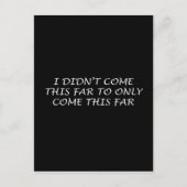 Ik ben niet zo ver gekomen briefkaart (Voorkant)