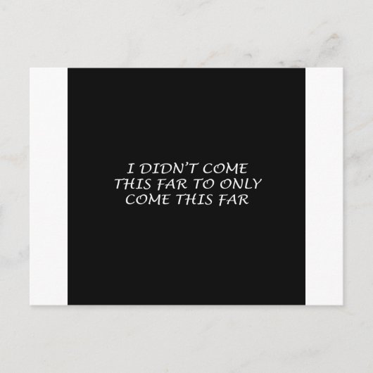 Ik ben niet zo ver gekomen briefkaart (Voorkant)