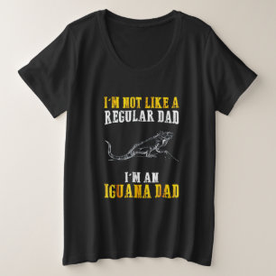 Ik ben niet zoals een gewone vader grote maat t-shirt