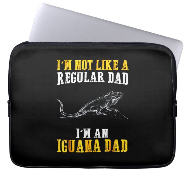 Ik ben niet zoals een gewone vader laptop sleeve (Voorkant)
