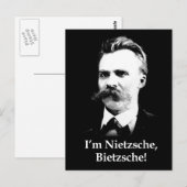 Ik ben Nietzsche, Bietzsche. Briefkaart (Voorkant / Achterkant)