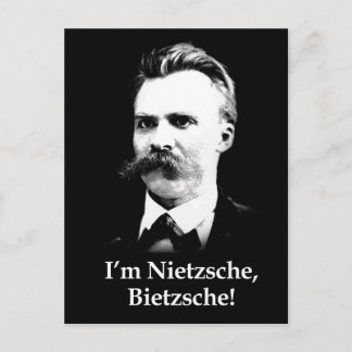 Ik ben Nietzsche, Bietzsche. Briefkaart