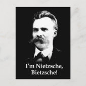 Ik ben Nietzsche, Bietzsche. Briefkaart (Voorkant)