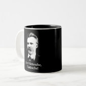 Ik ben Nietzsche, Bietzsche. Tweekleurige Koffiemok (Voorkant links)