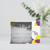 Ik ben nieuws gierig briefkaart (Staand voorkant)