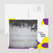 Ik ben nieuws gierig briefkaart (Voorkant / Achterkant)