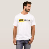 IK BEN NIKON SERIES T-SHIRTS MET JOUW NAAM (Voorkant volledig)