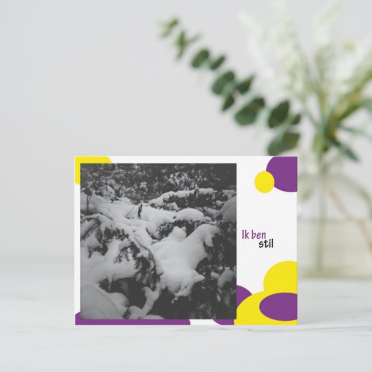 Ik ben nog briefkaart (Staand voorkant)