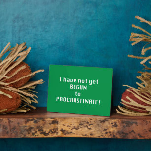 Ik ben nog niet begonnen met uitstellen fotoplaat