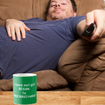 Ik ben nog niet begonnen met uitstellen