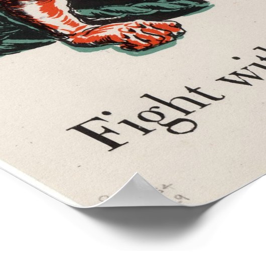 Ik ben nog niet begonnen met vechten! poster (Hoek)