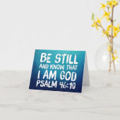 Ik ben nog steeds bekend met God Bijbelse Schrift Kaart (Gele Bloem)