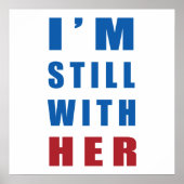 "Ik ben nog steeds bij haar" Poster (Voorkant)