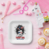 Ik ben nog steeds een Trump Girl die ik geen excus Papieren Bordje (Feest)