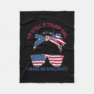 Ik ben nog steeds een Trump-meisje Fleece Deken