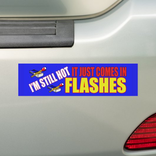 Ik ben nog steeds Hot Bumpersticker (Op auto)
