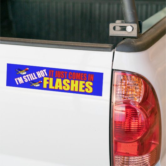 Ik ben nog steeds Hot Bumpersticker (Op Truck)