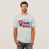 Ik ben nog steeds levend t-shirt (Voorkant volledig)