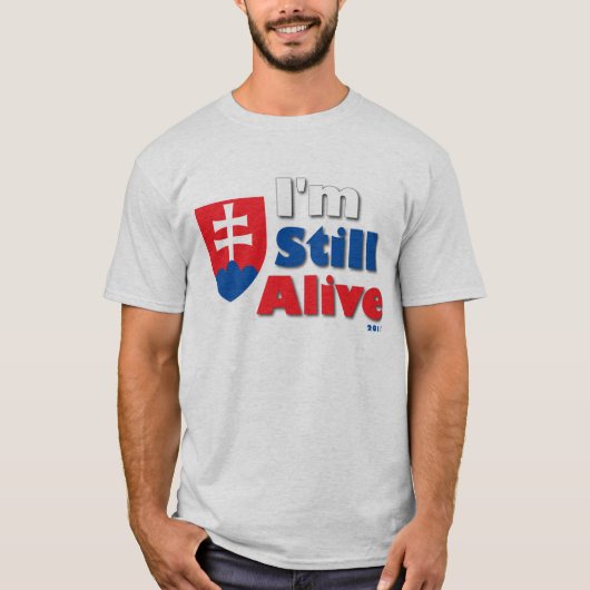 Ik ben nog steeds levend t-shirt (Voorkant)